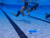 students participating in Calibration Snorkel